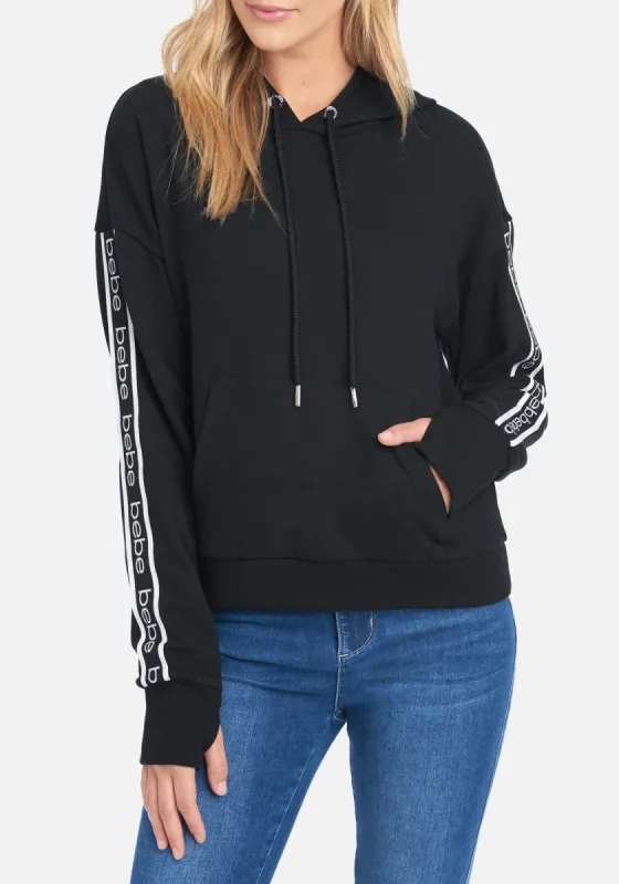 Bebe Sport Logo Taping Hoodie sold by Bebe
