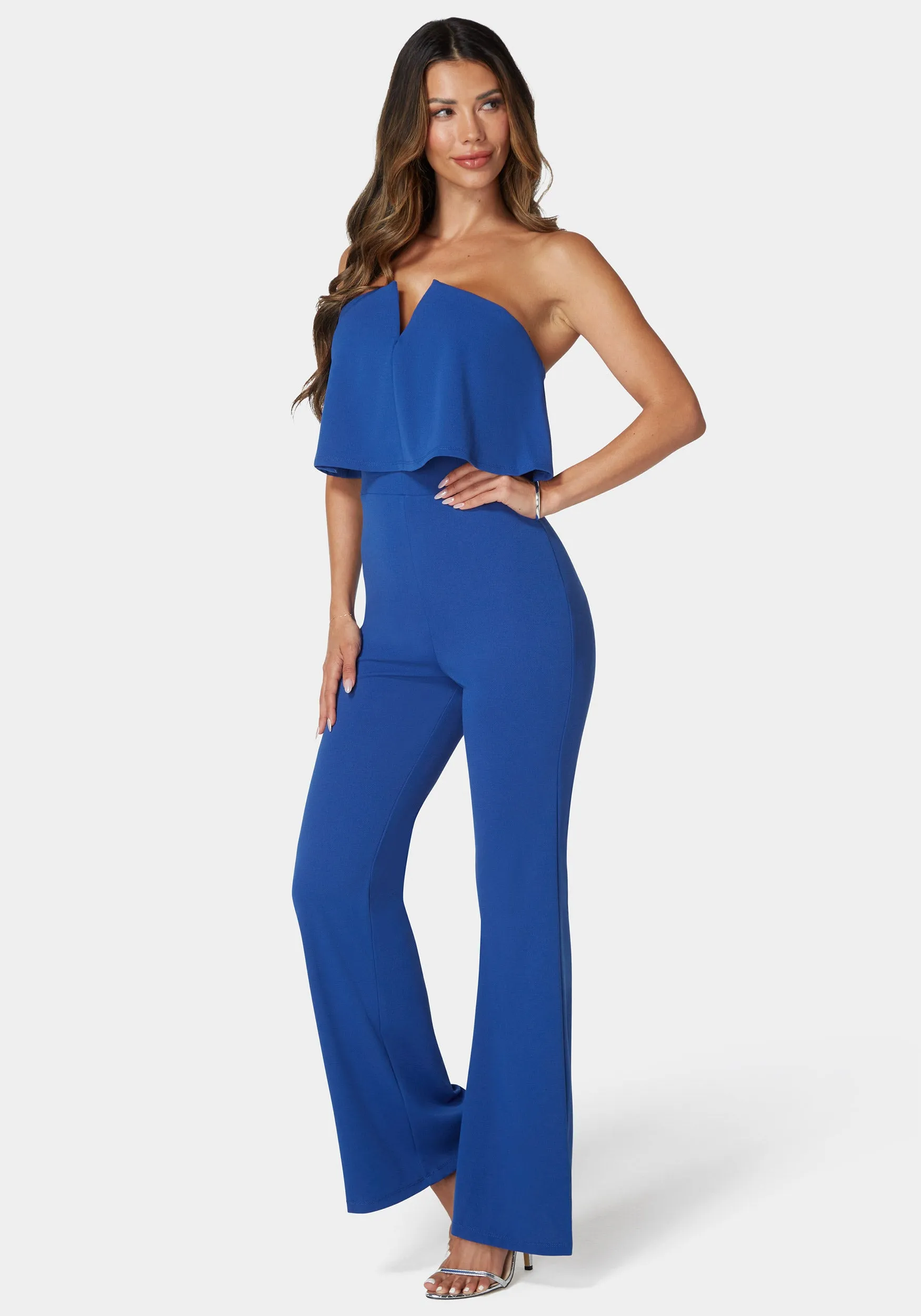 Strapless Overlay Jumpsuit sold by Bebe product image thumbnail 2