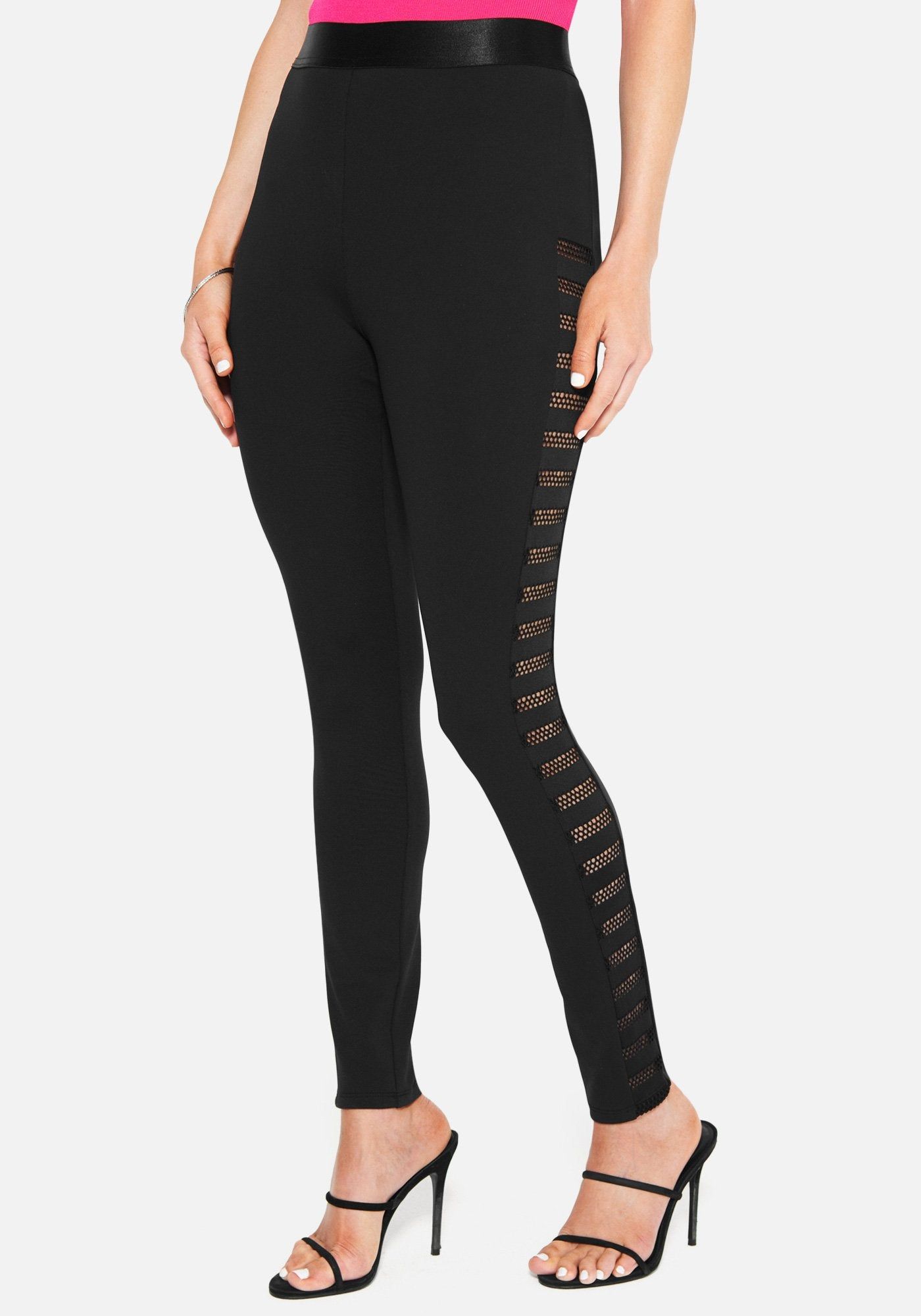 Shadow Stripe Detail Legging sold by Bebe