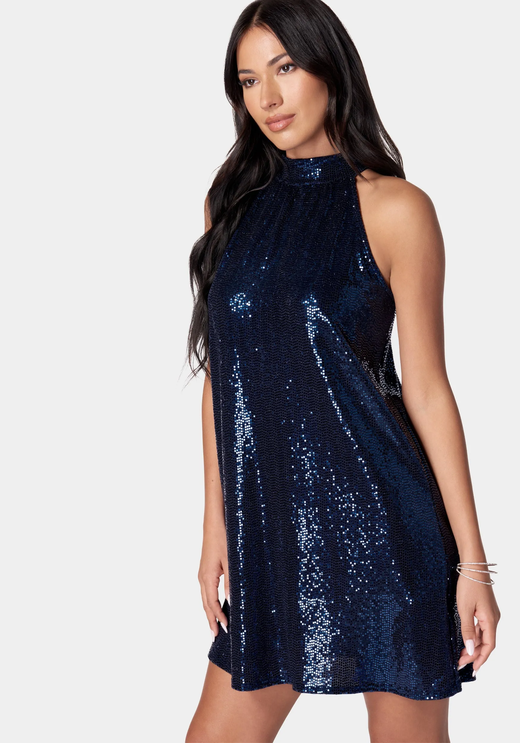 A Line Disco Dot Dress sold by Bebe product image thumbnail 2