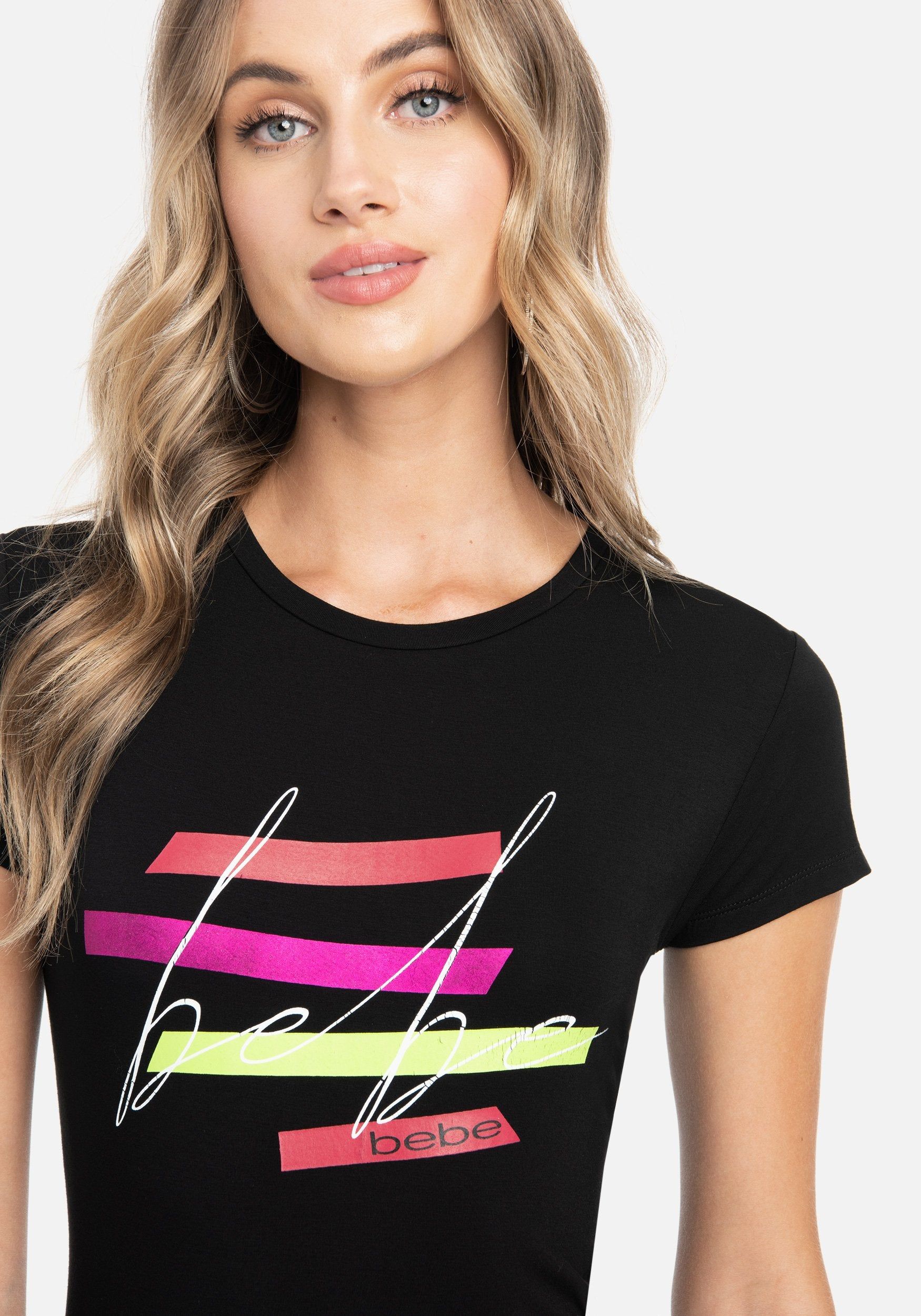 Bebe Logo Foil Print Tee sold by Bebe product image thumbnail 4