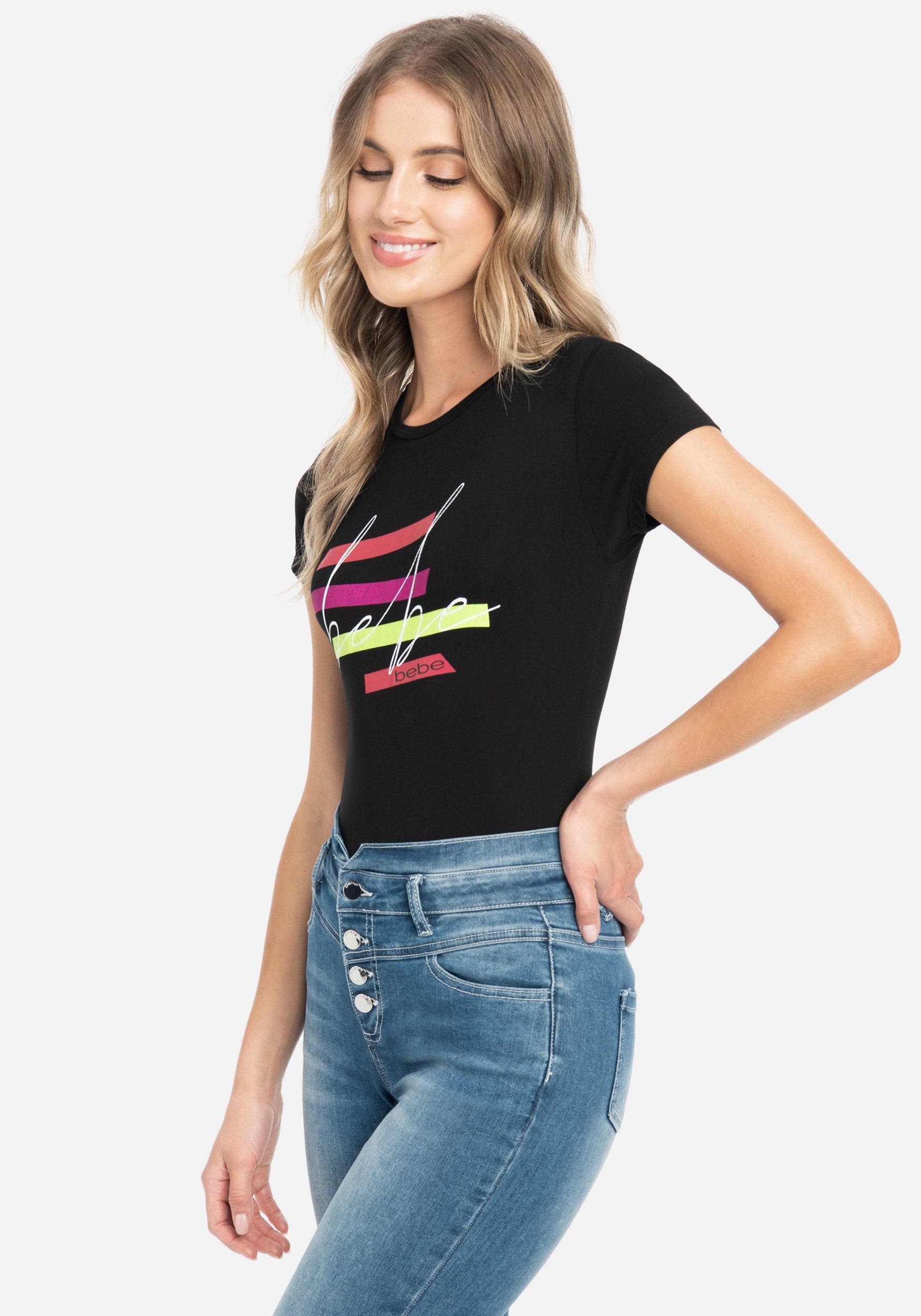 Bebe Logo Foil Print Tee sold by Bebe product image thumbnail 2