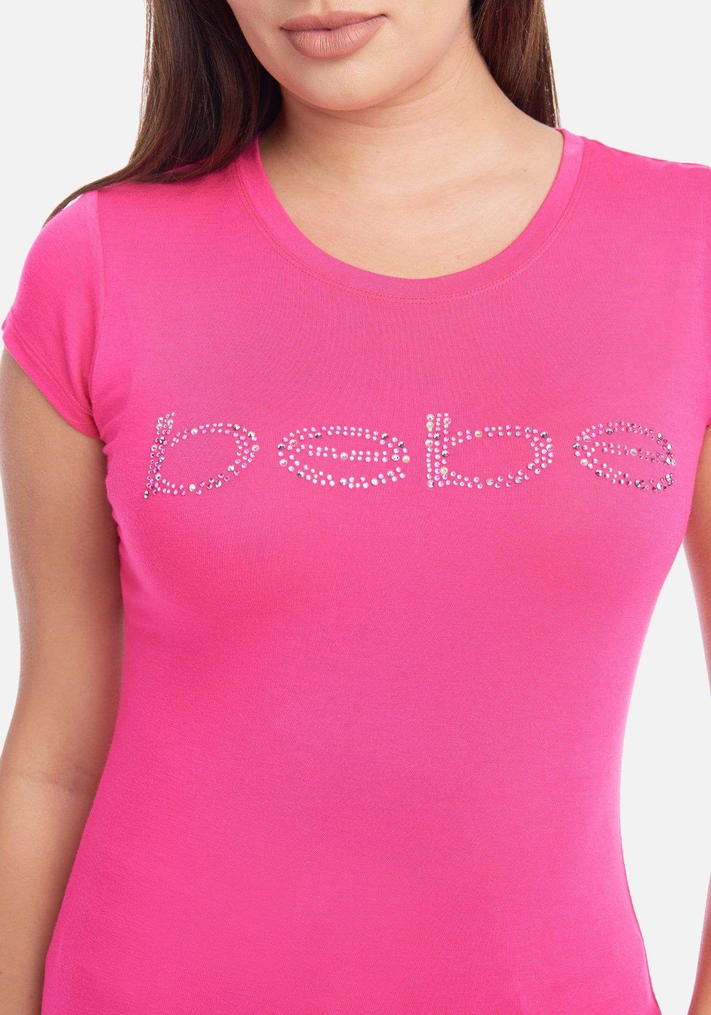Bebe Logo Multicolor Stud Tee sold by Bebe product image thumbnail 3