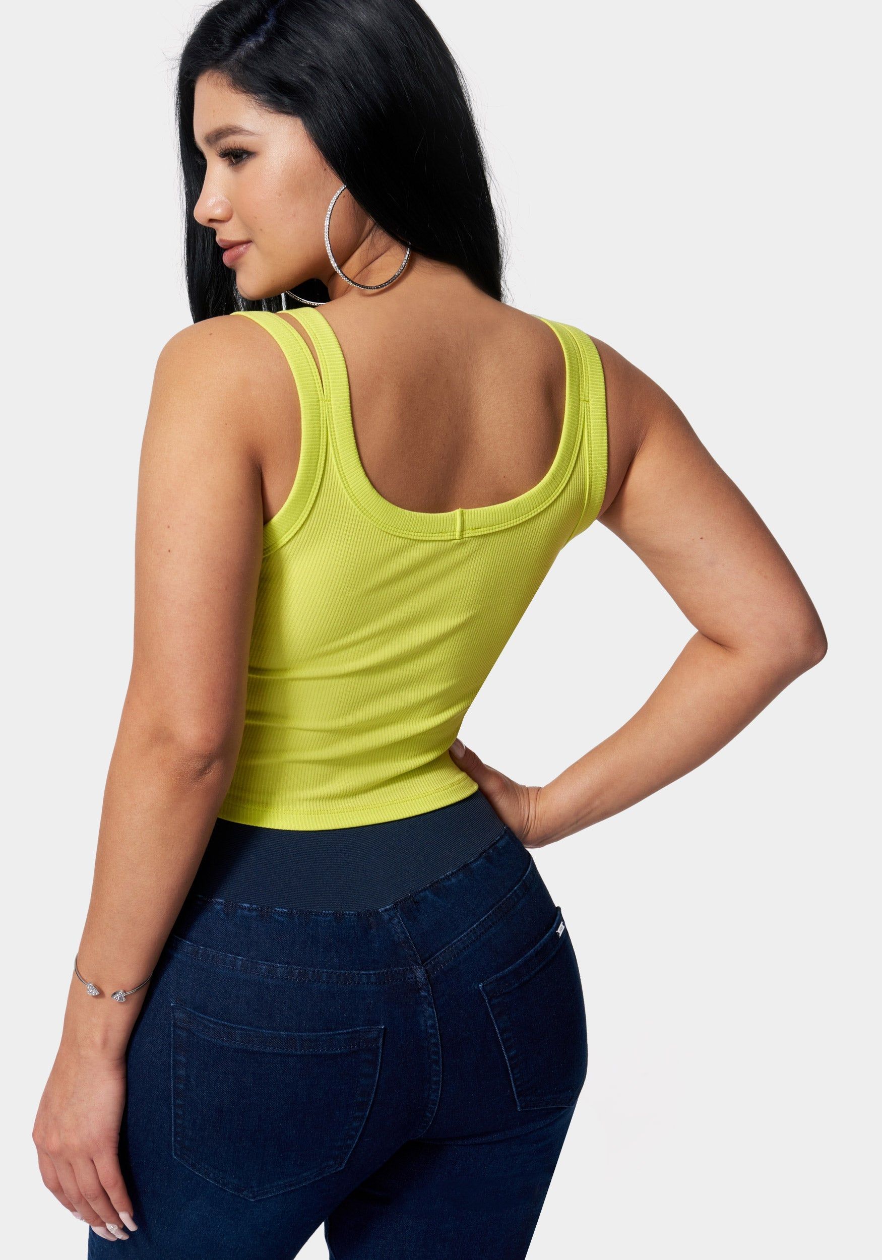 Bebe Logo Rib Top sold by Bebe product image thumbnail 3