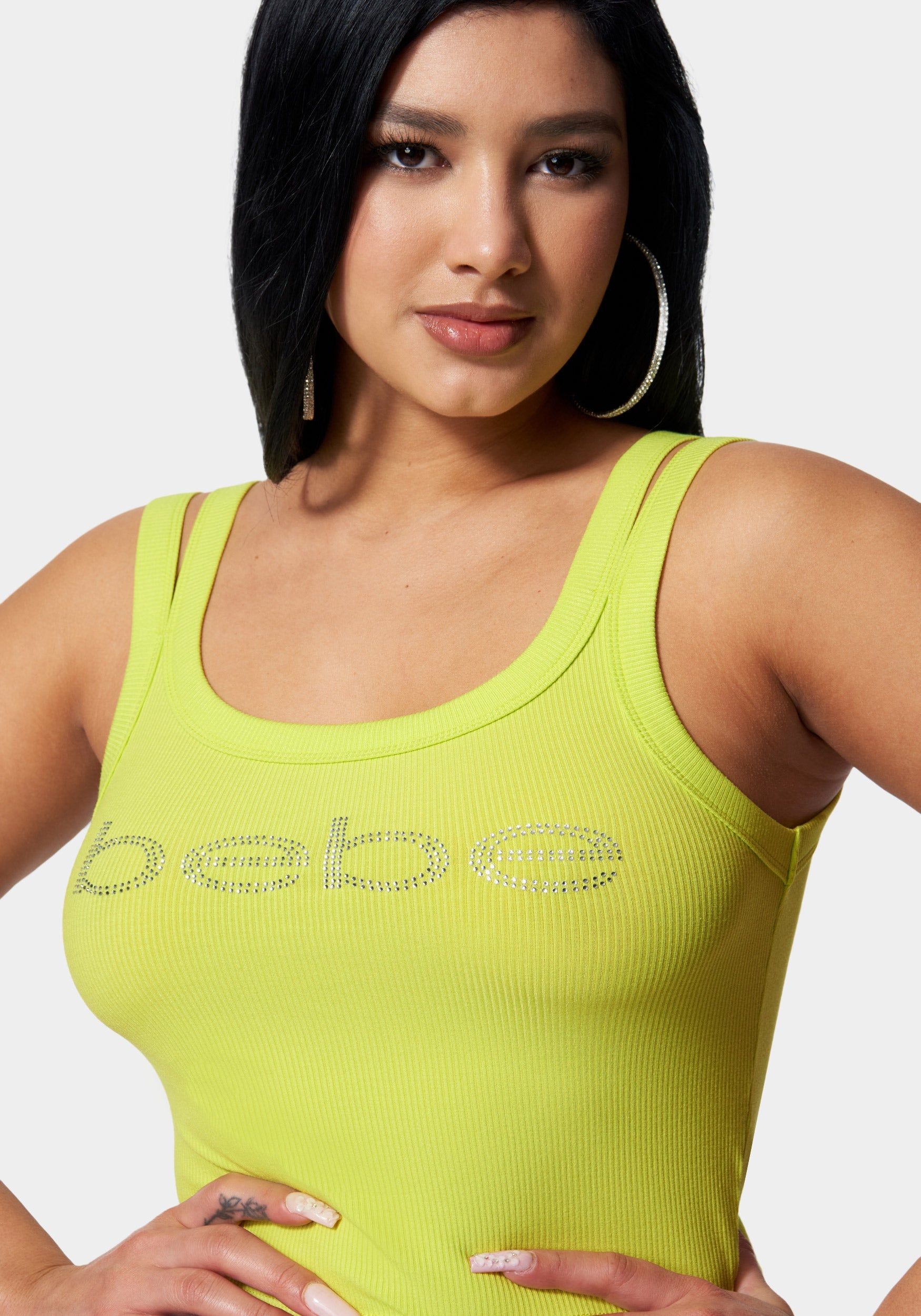 Bebe Logo Rib Top sold by Bebe product image thumbnail 4
