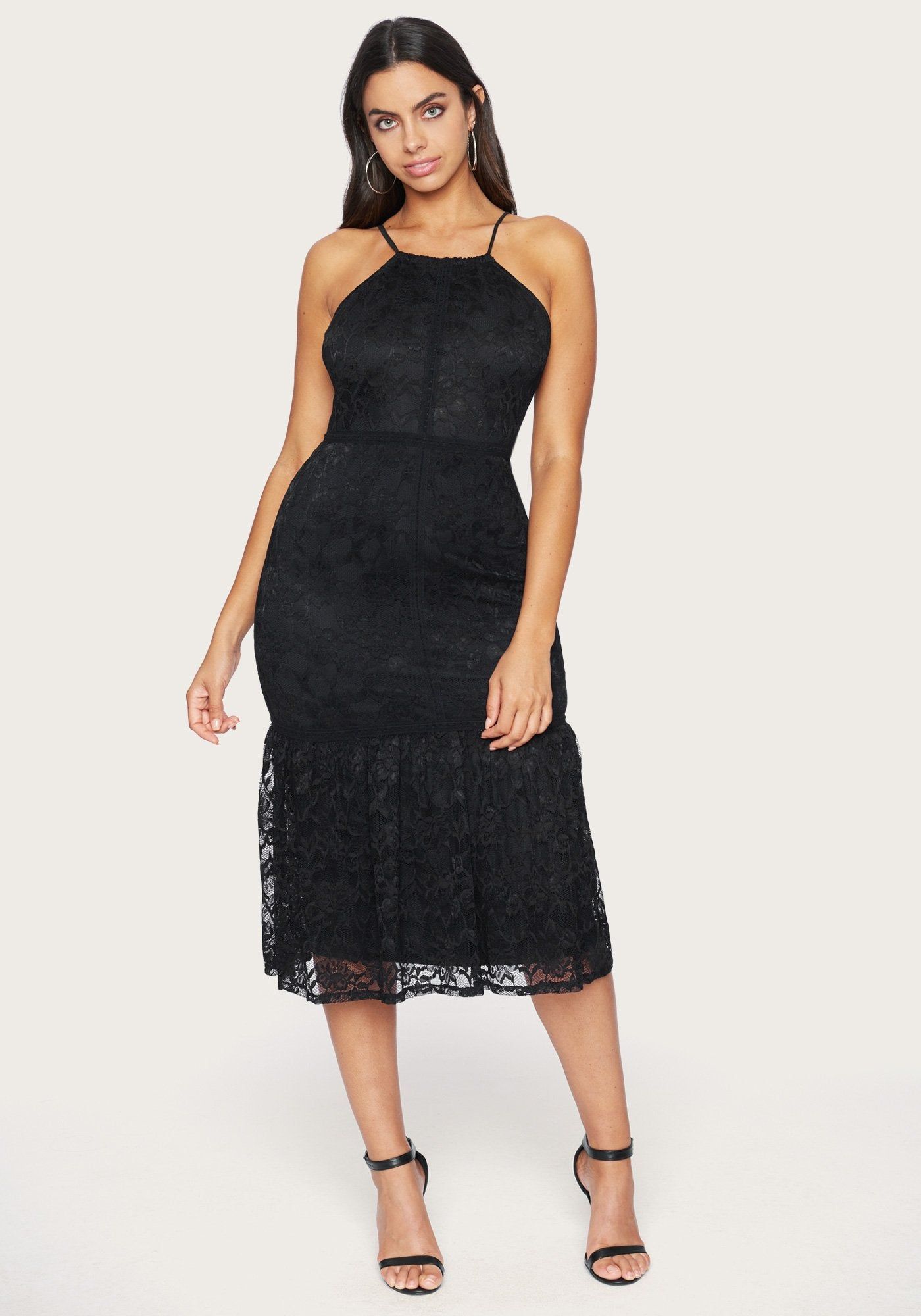 Lace Halter Midi Dress sold by Bebe product image thumbnail 5