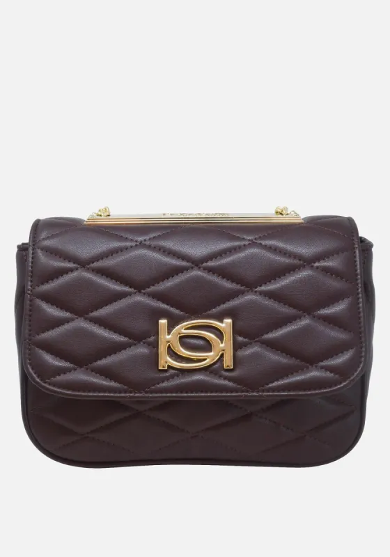 Abigail Smooth Flap Shoulder Bag sold by Bebe