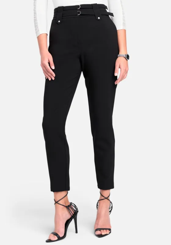 Double Banded Stretch Twill Pants sold by Bebe