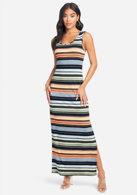 Stripe Maxi Dress sold by Bebe