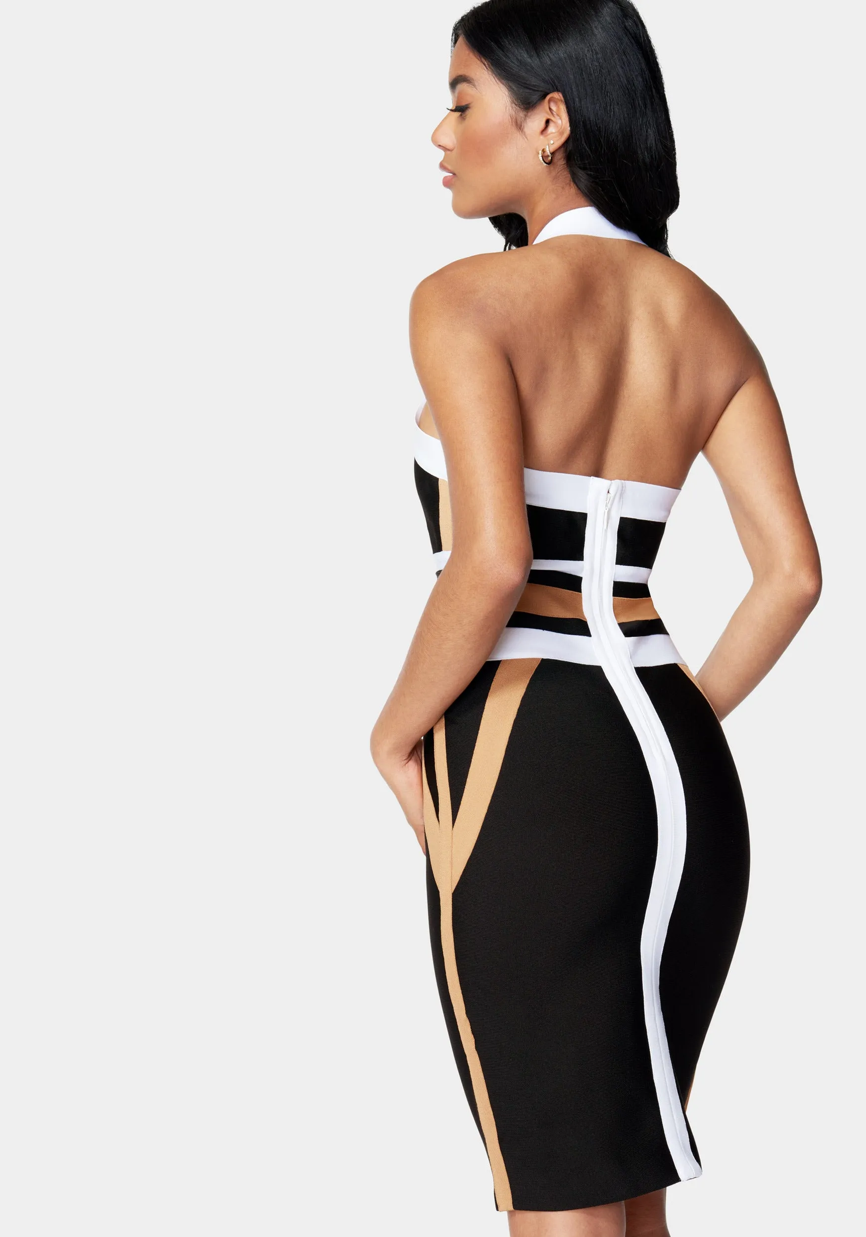 Halter Neck Bandage Dress sold by Bebe product image thumbnail 3
