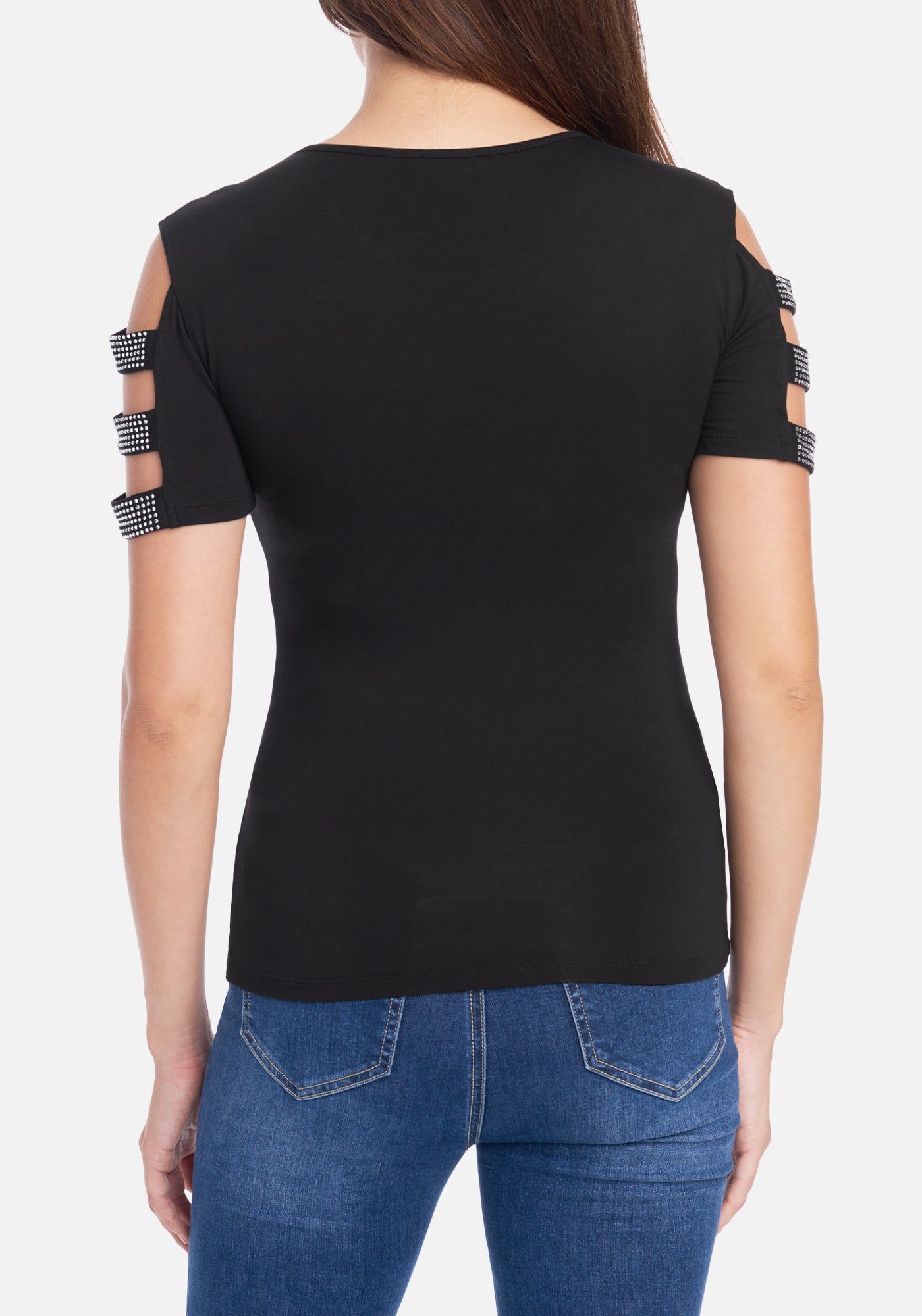 Bebe Logo Cutout Jersey Tee sold by Bebe product image thumbnail 2