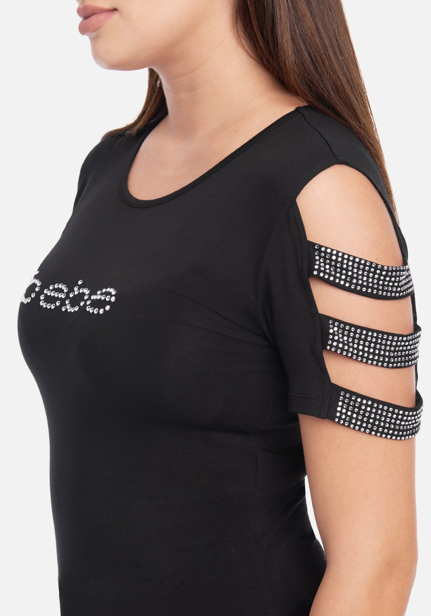 Bebe Logo Cutout Jersey Tee sold by Bebe product image thumbnail 3