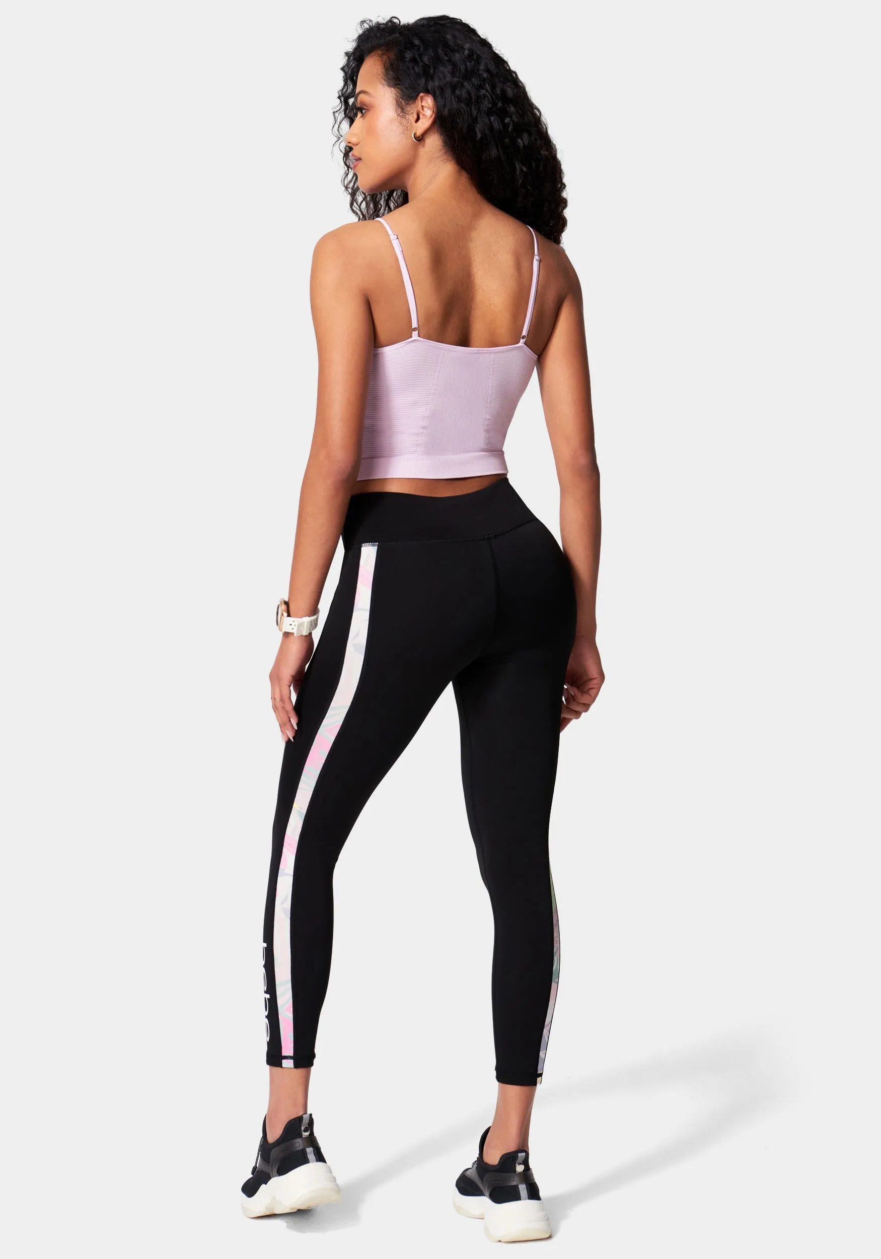 Bebe Legging With Color Block Logo sold by Bebe product image thumbnail 3