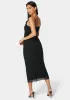 Emma Mesh Maxi Slip Dress sold by Bebe