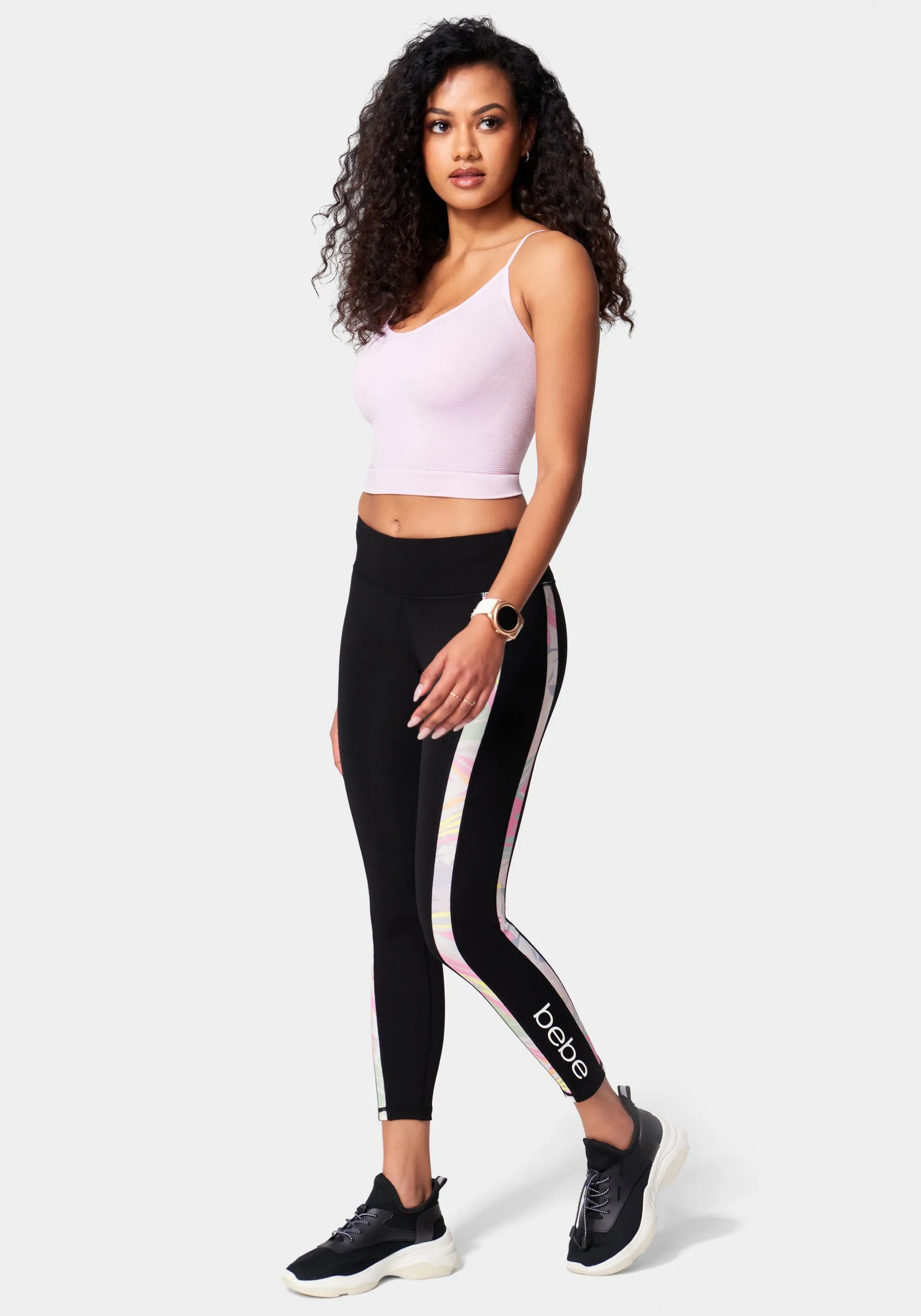 Bebe Legging With Color Block Logo sold by Bebe product image thumbnail 2