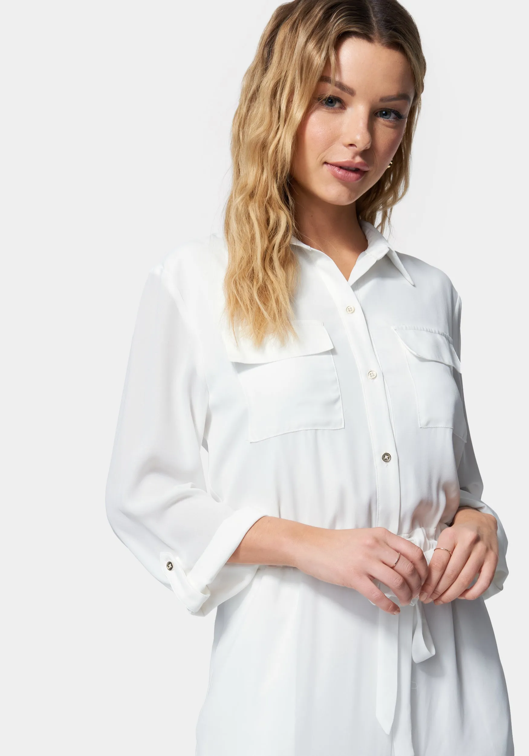 Utility Pocket Culotte Jumpsuit sold by Bebe product image thumbnail 4