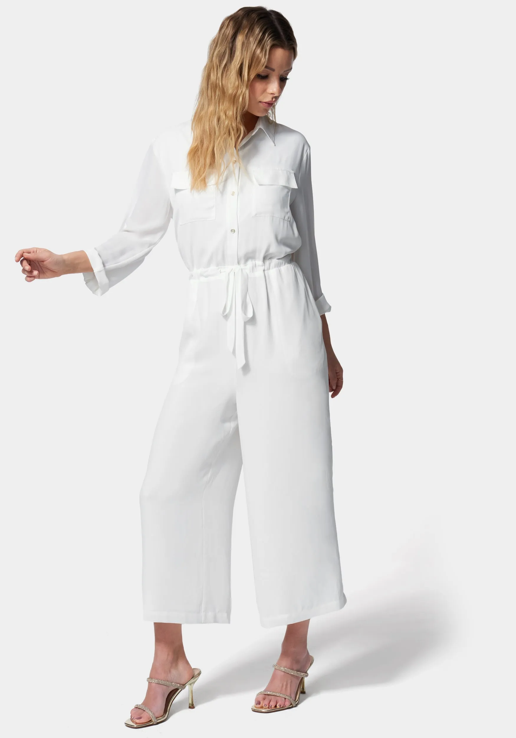 Utility Pocket Culotte Jumpsuit sold by Bebe product image thumbnail 2