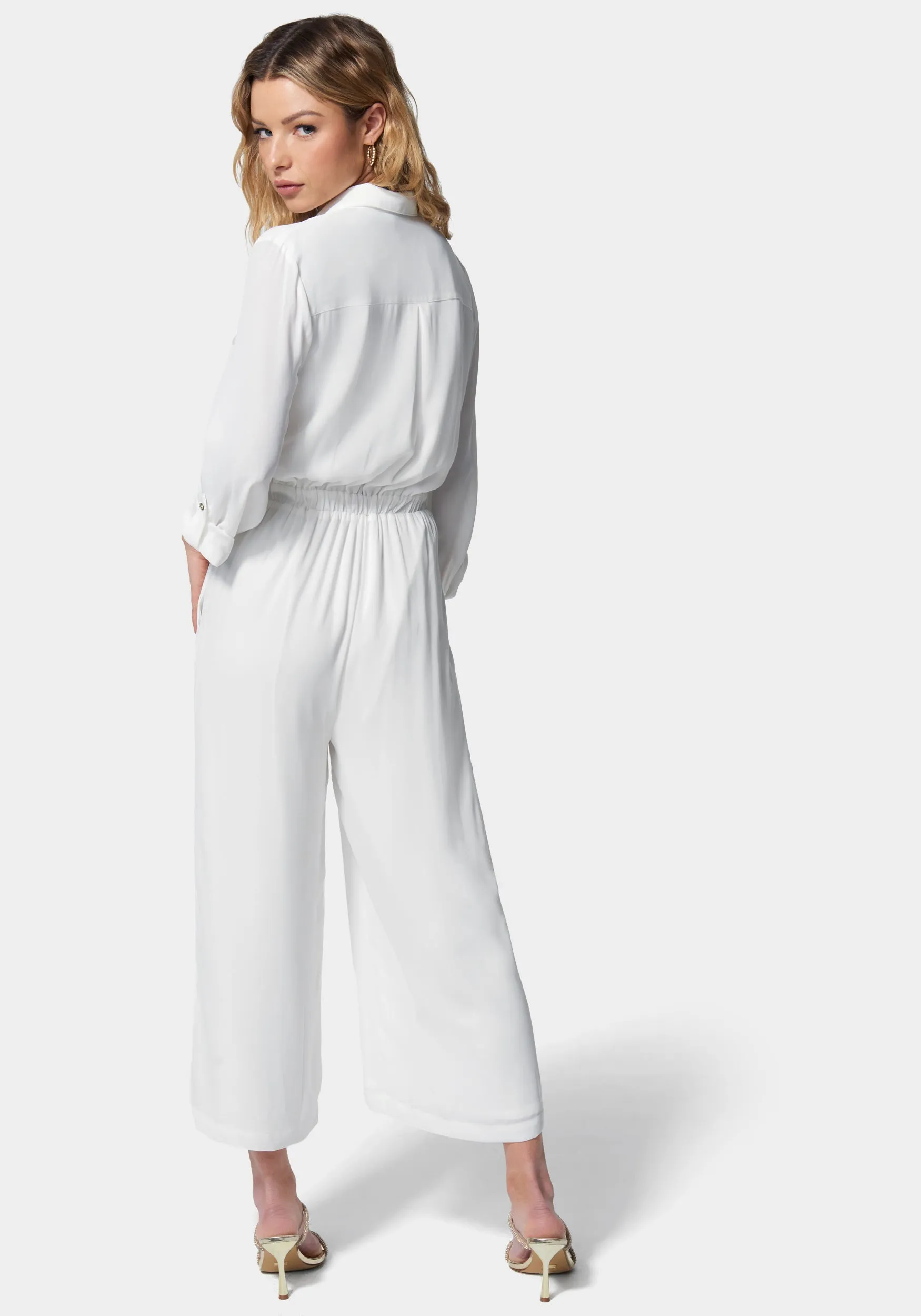 Utility Pocket Culotte Jumpsuit sold by Bebe product image thumbnail 3