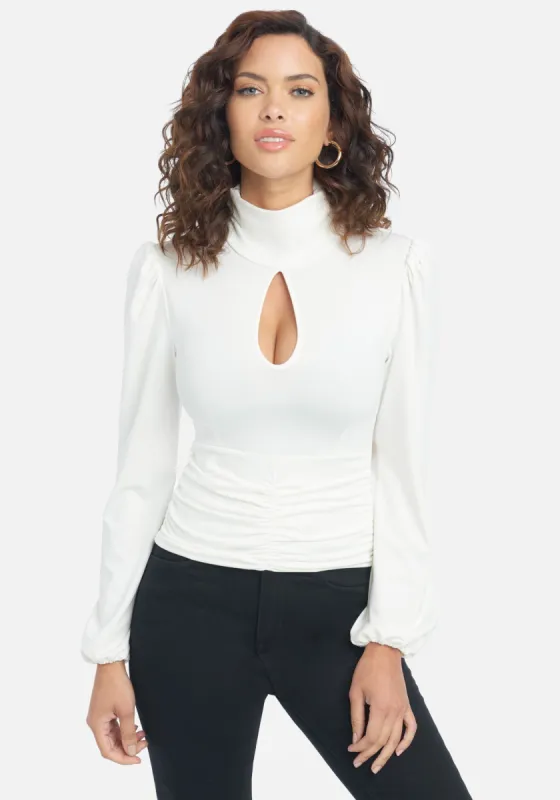 Keyhole Long Sleeve Top sold by Bebe