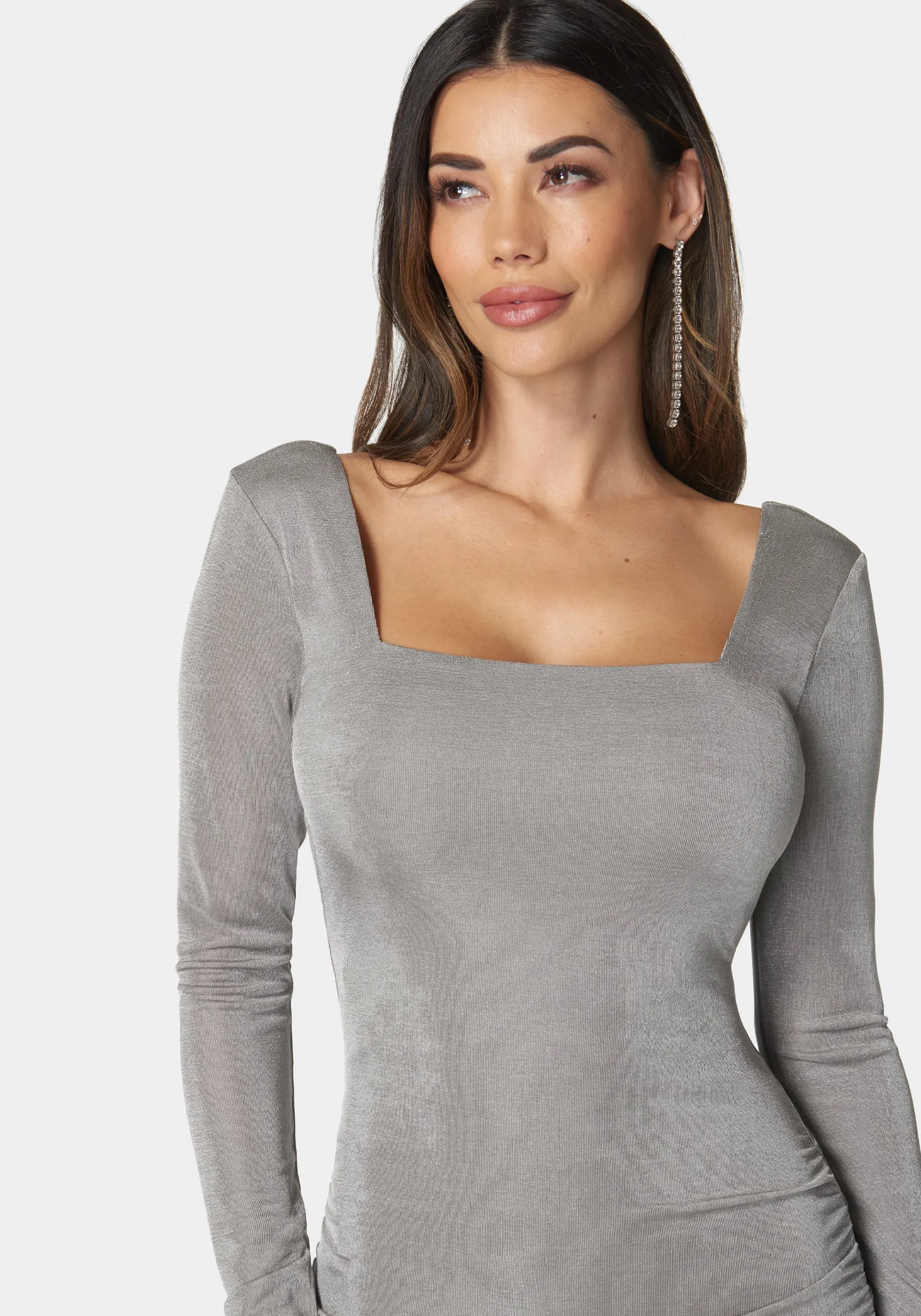 Ruched Backless Mini Dress sold by Bebe product image thumbnail 4