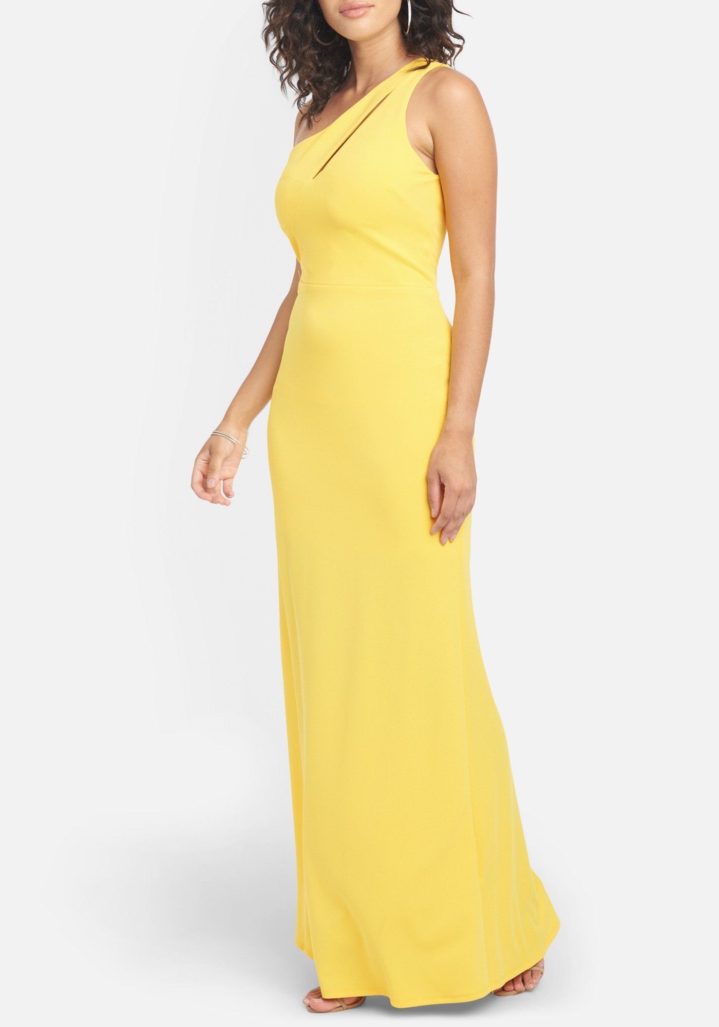 Keyhole One Shoulder Gown sold by Bebe product image thumbnail 2