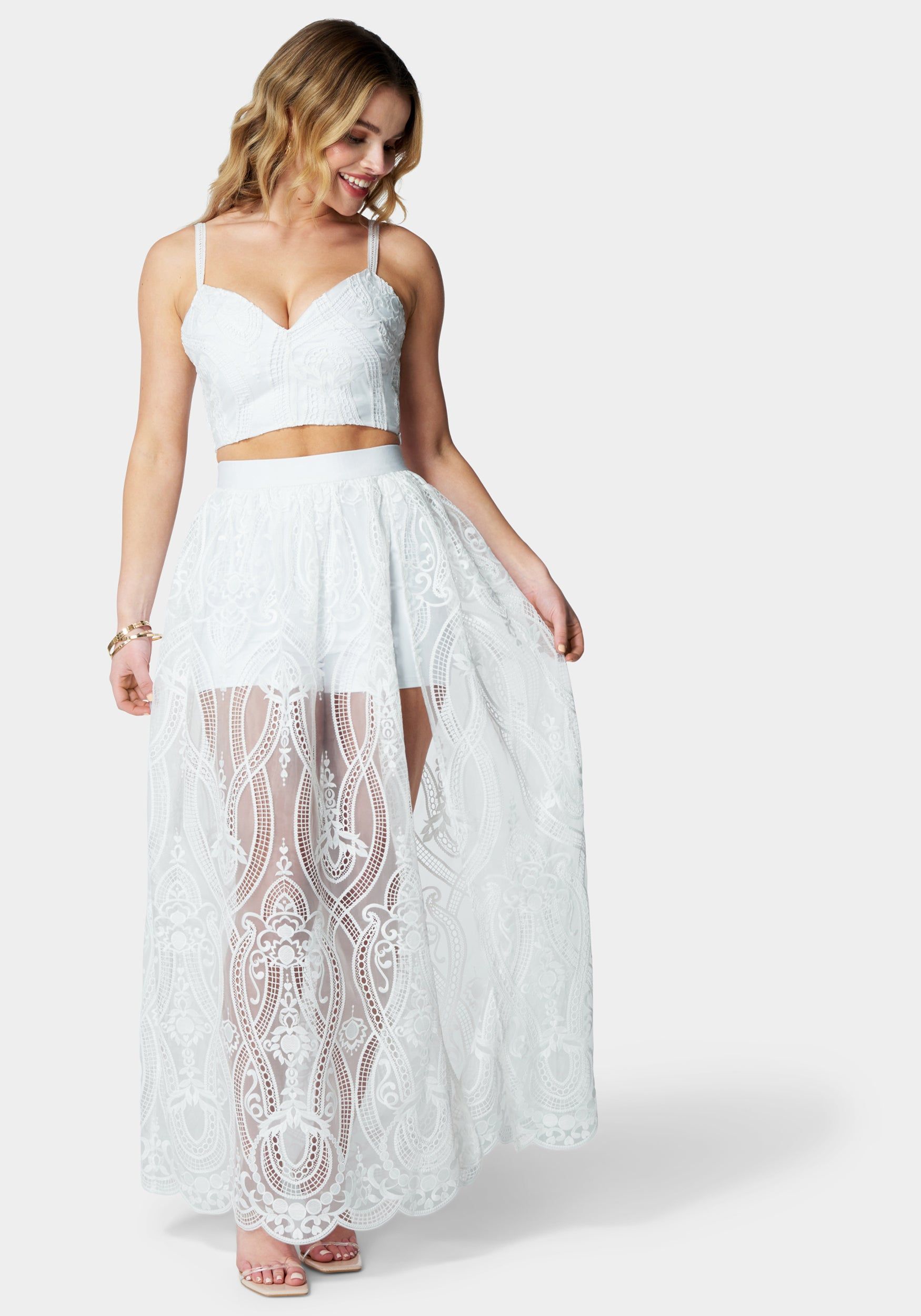 Embroidered Lace Set sold by Bebe product image thumbnail 2