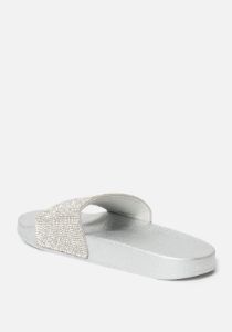 Fonda Studded Slides sold by Bebe