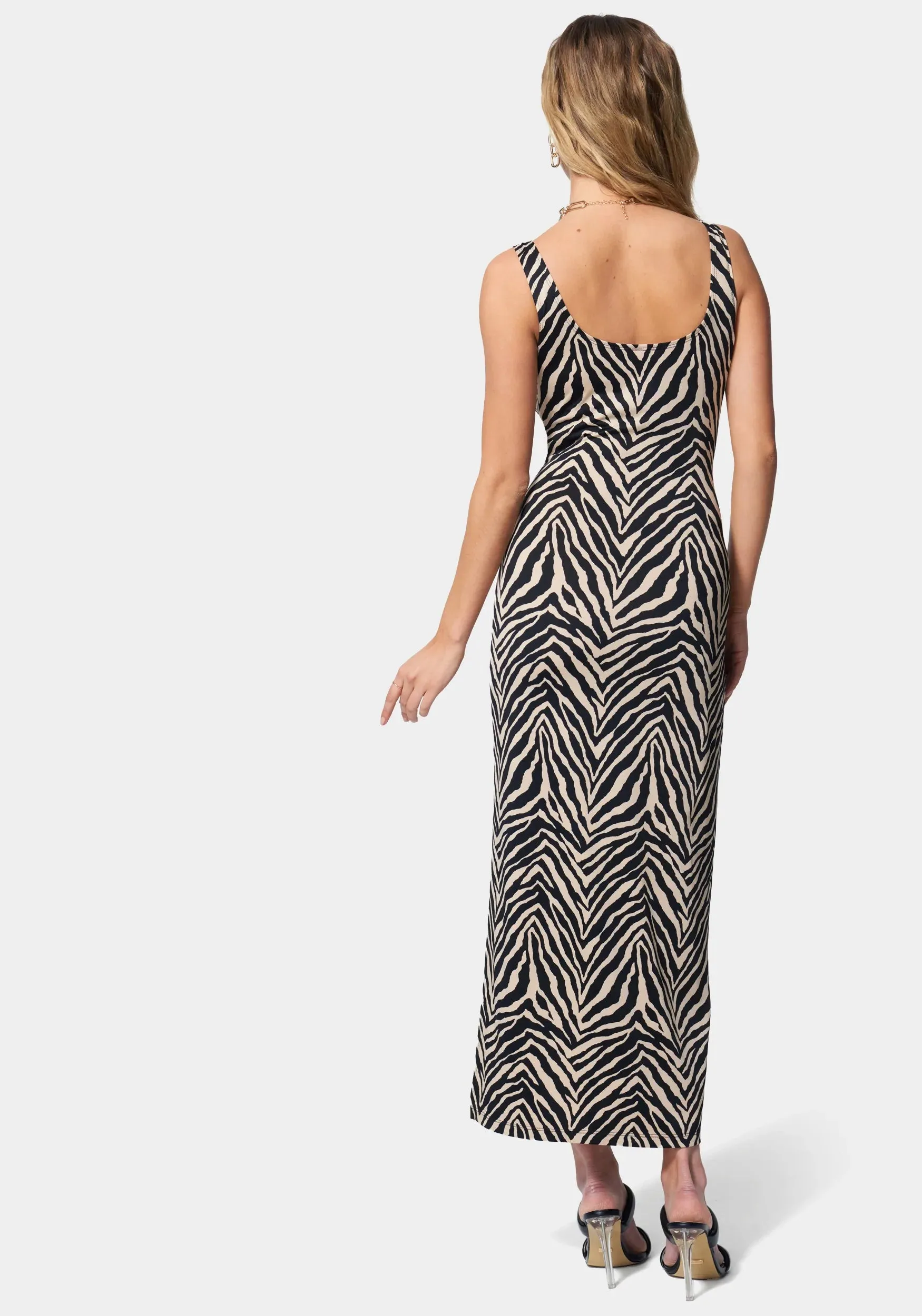 Zebra Maxi Resort Dress sold by Bebe product image thumbnail 3