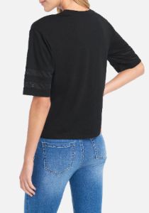 Sequin Boxy Bebe Boxy Tee sold by Bebe