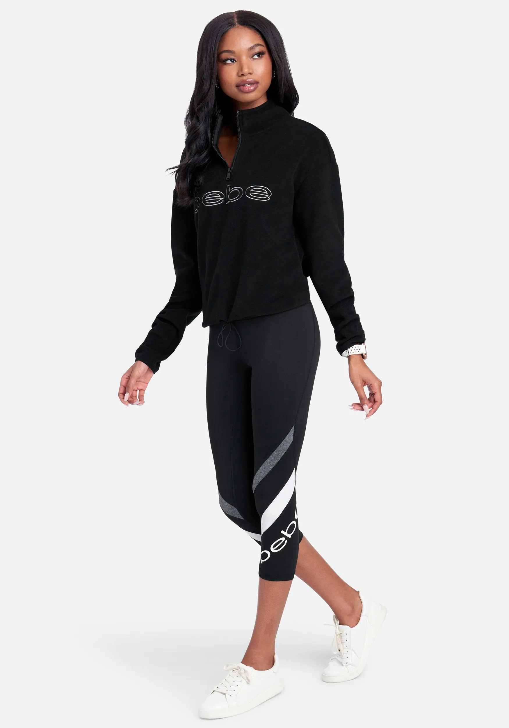 Bebe Colorblock Capri Legging sold by Bebe product image thumbnail 2