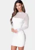 Crystal Mesh Mini Dress sold by Bebe