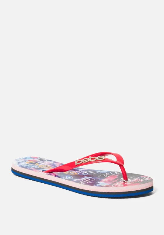Tamia Bebe Logo Flip Flops sold by Bebe