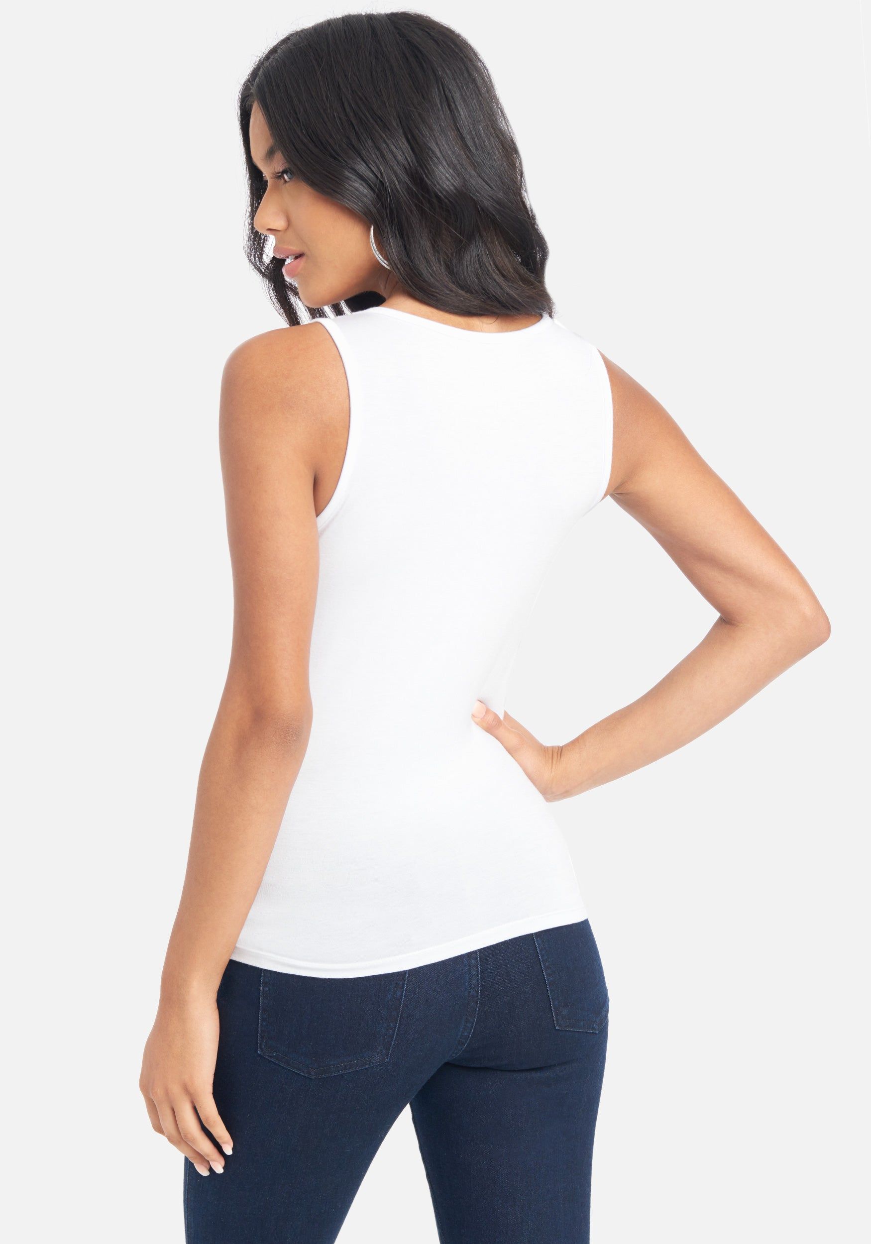 Basic Knit Tank Top sold by Bebe product image thumbnail 3