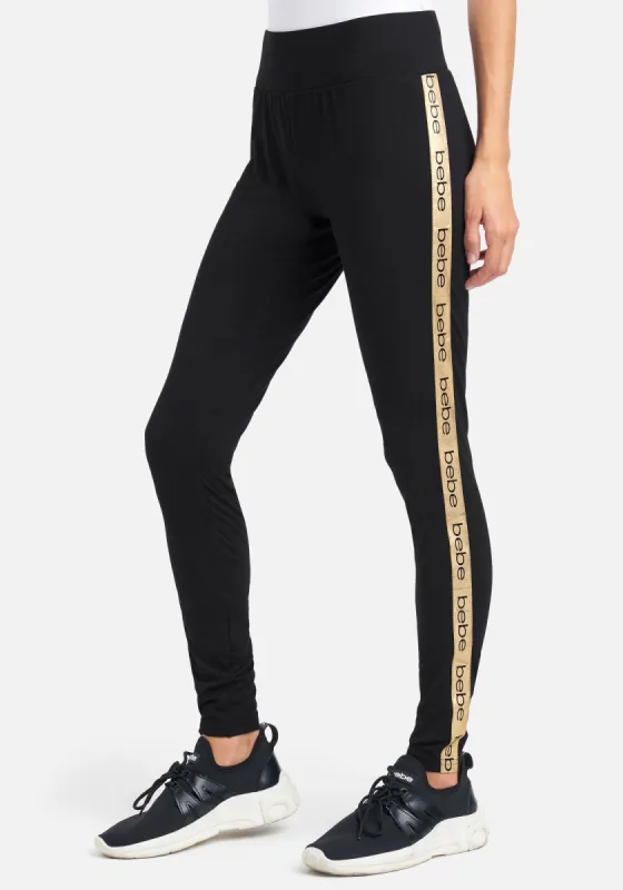 Bebe Logo Ombre Side Taping Legging sold by Bebe