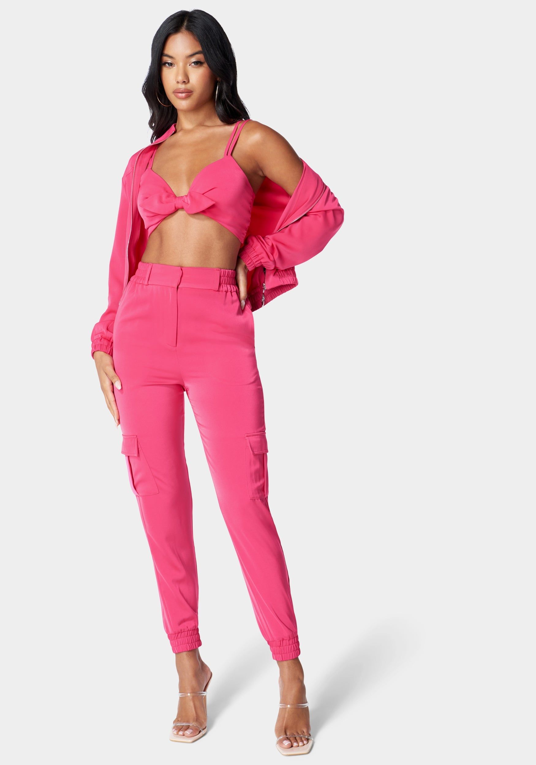 High Waist Cargo Jogger sold by Bebe product image thumbnail 3