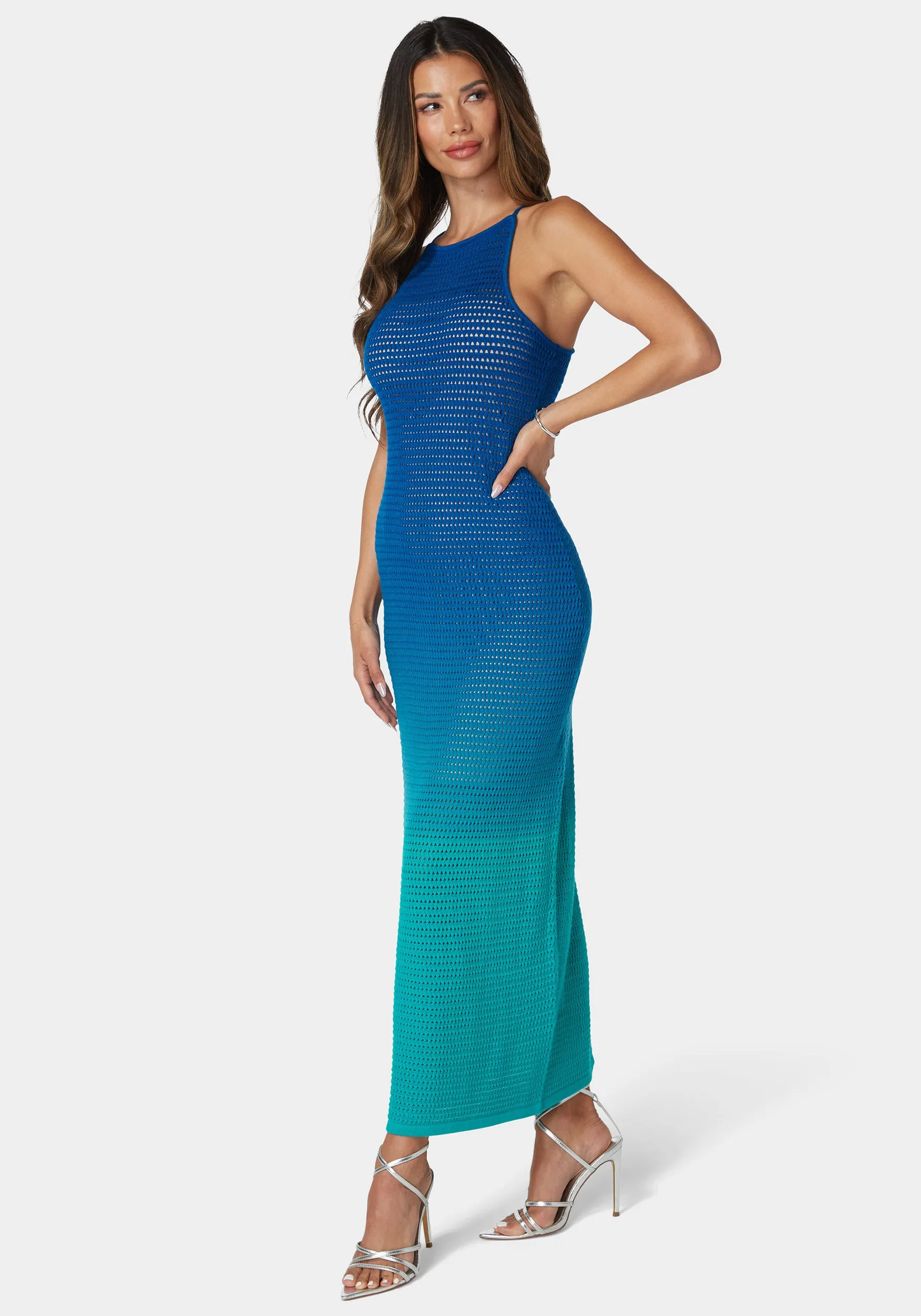 Ombre Crochet Slip Maxi Dress sold by Bebe product image thumbnail 2