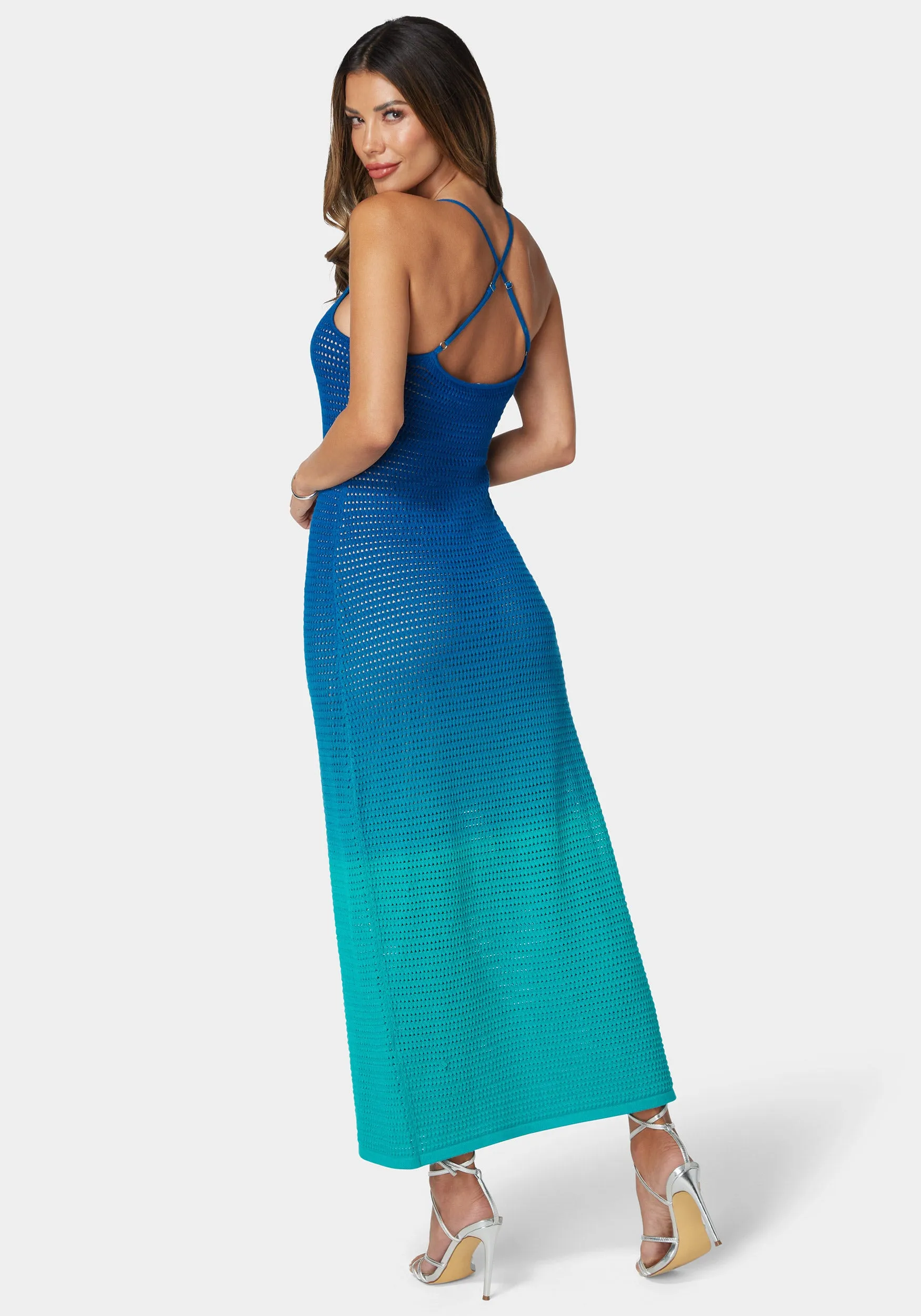 Ombre Crochet Slip Maxi Dress sold by Bebe product image thumbnail 3