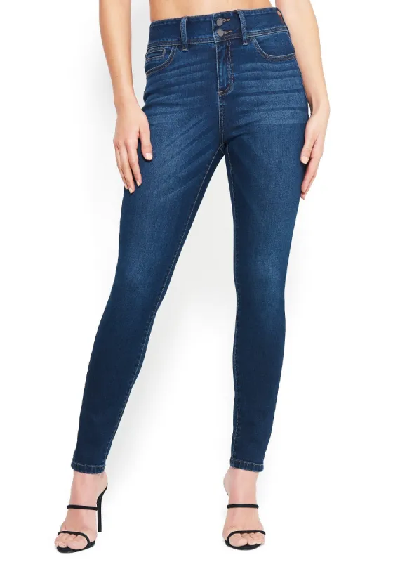 Curvy High Waist Skinny Jeans sold by Bebe