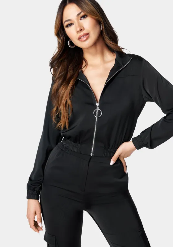 Cargo Zip Front Jacket sold by Bebe