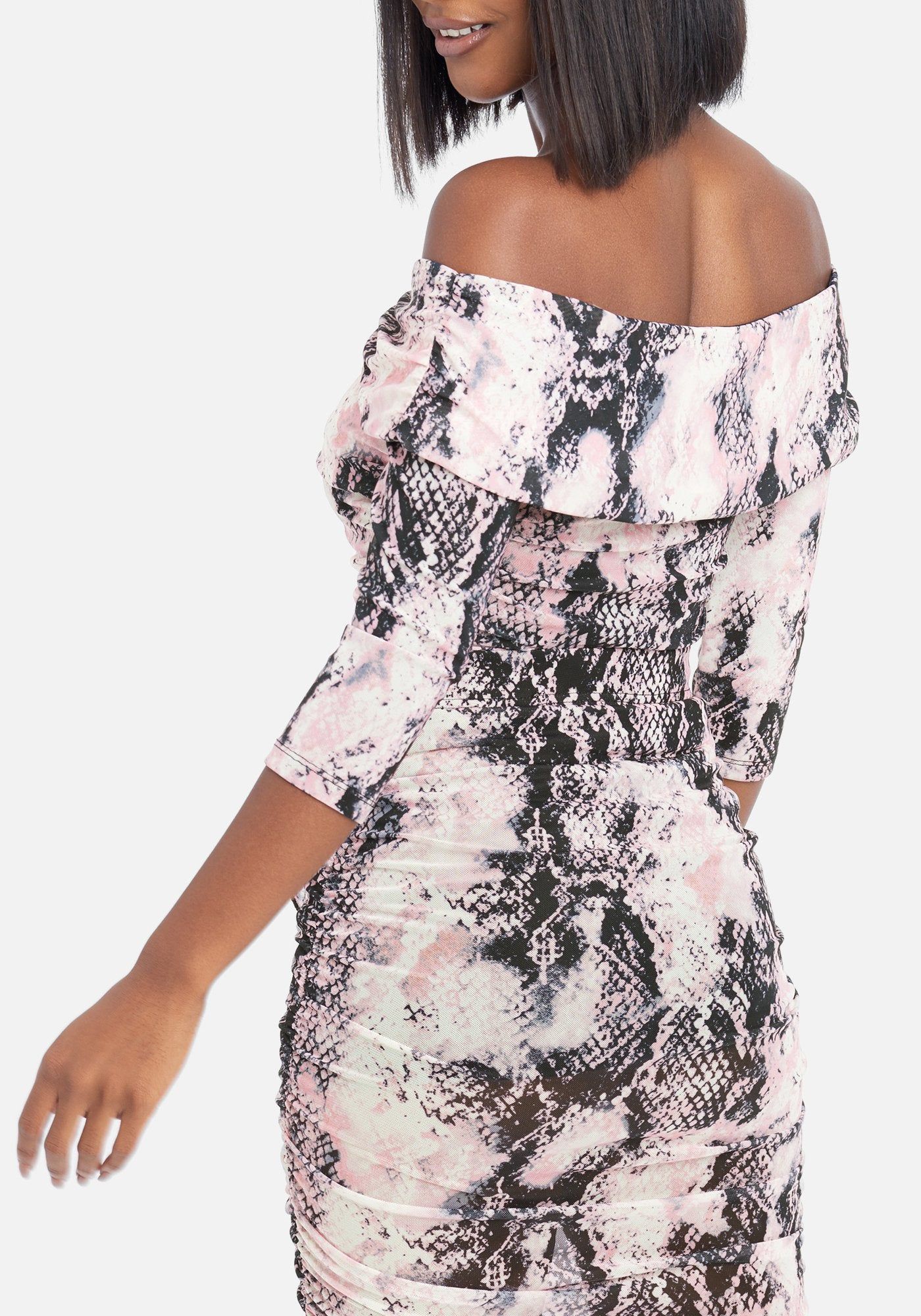 Off The Shoulder Mesh Top sold by Bebe product image thumbnail 2