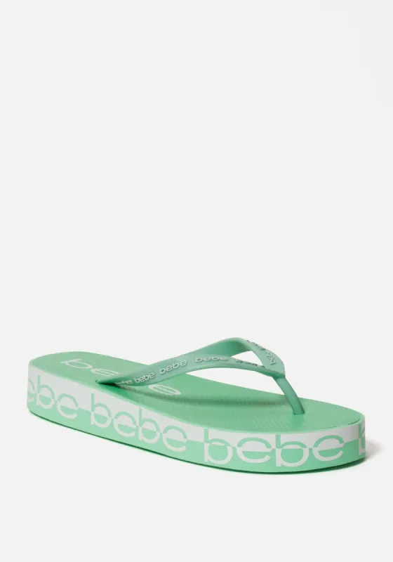 Peggy Platform Flip Flops sold by Bebe