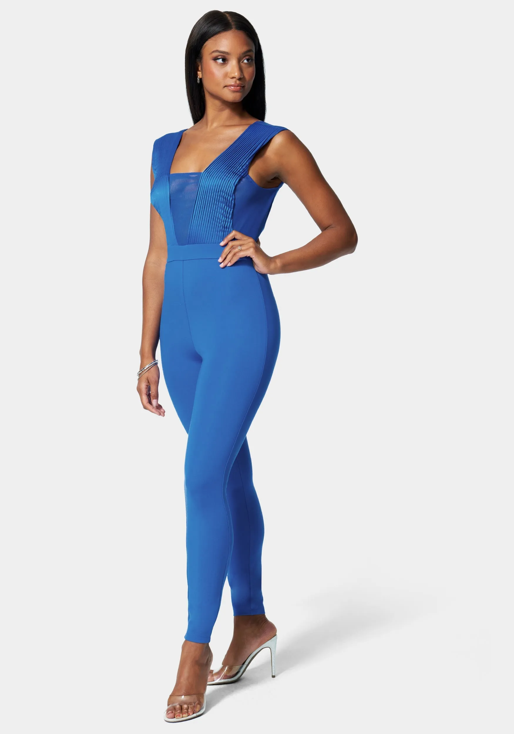 Illusion Bodice Catsuit sold by Bebe product image thumbnail 2