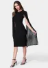 Cape Sleeve Midi Dress sold by Bebe