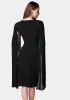 Cape Sleeve Midi Dress sold by Bebe