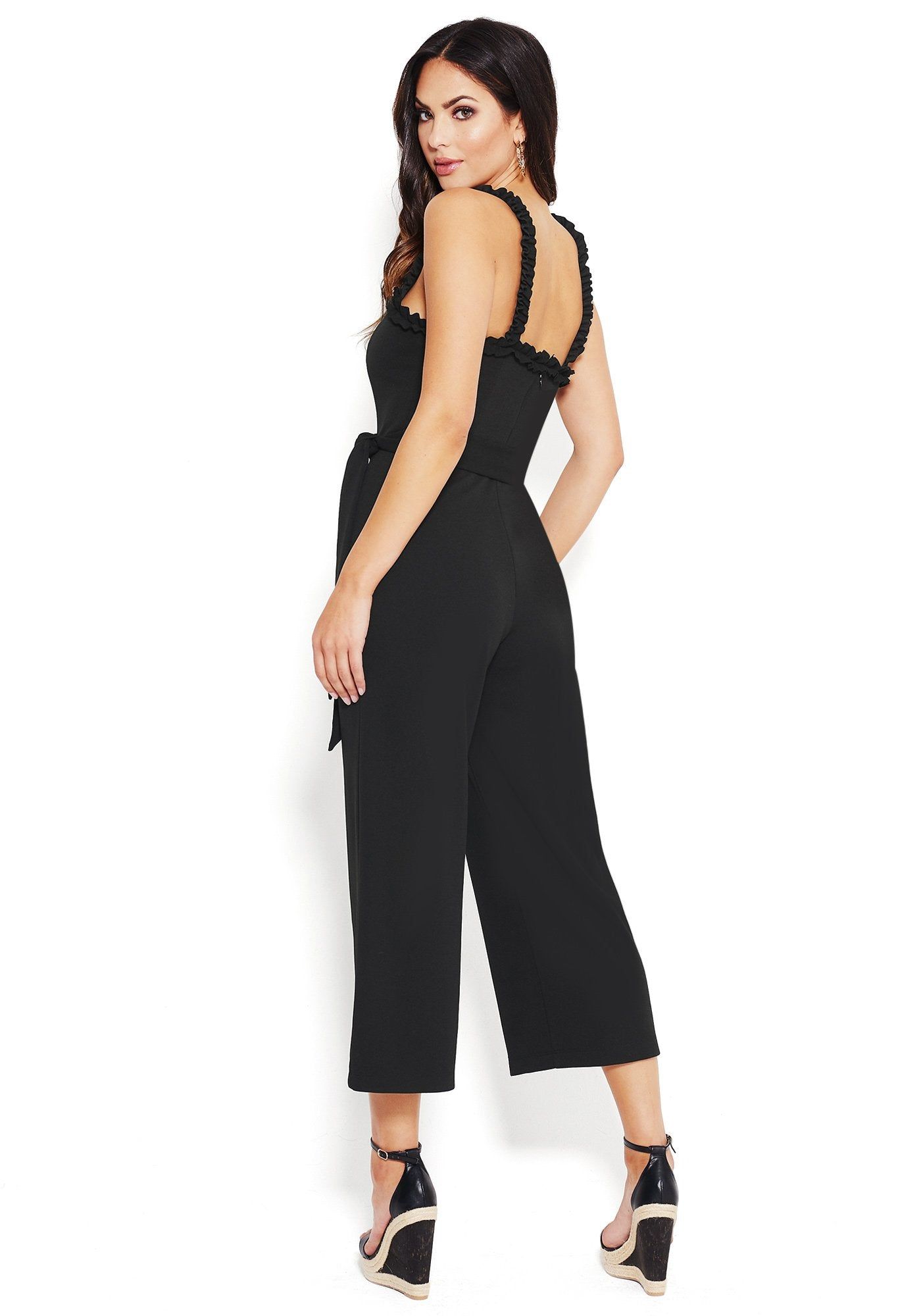 Waist Tie Culotte Jumpsuit sold by Bebe product image thumbnail 3