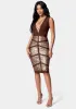 Sequin Bandage Strappy Midi Dress sold by Bebe