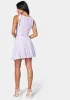 Shoulder Tie Detail Lace Top With Flared Lace Skirt Set sold by Bebe