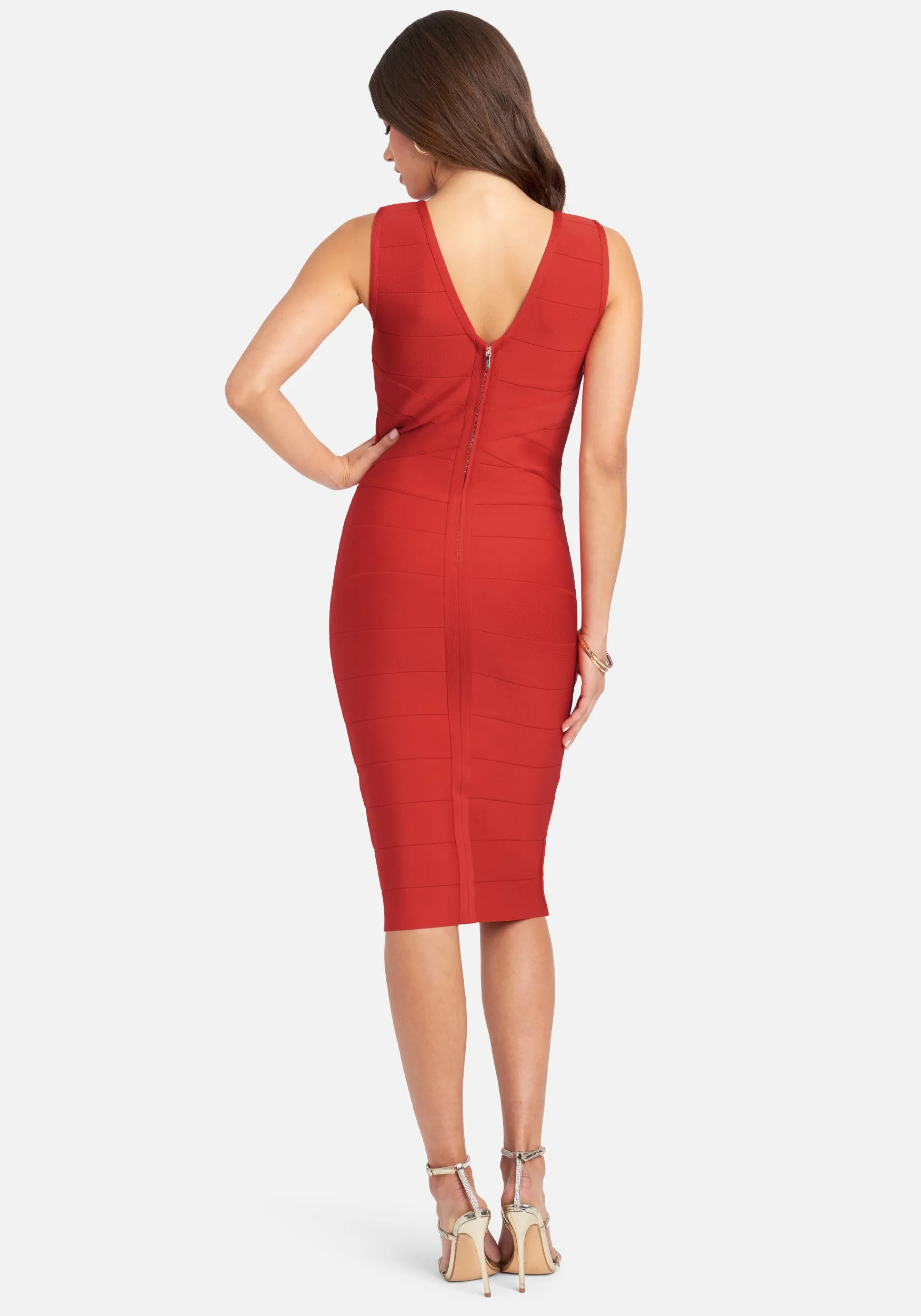 Bandage Midi Dress sold by Bebe product image thumbnail 4