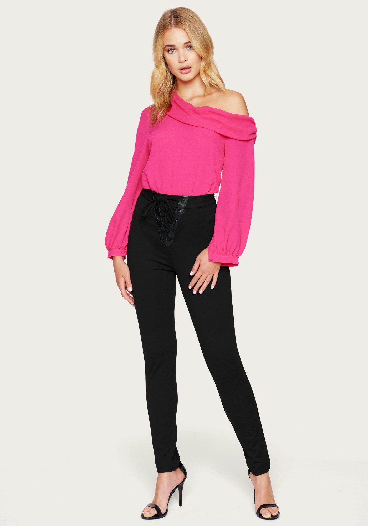 Front Lace Up Leggings sold by Bebe product image thumbnail 4