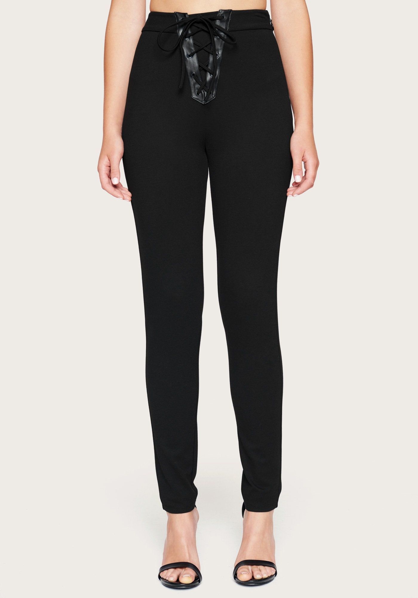 Front Lace Up Leggings sold by Bebe